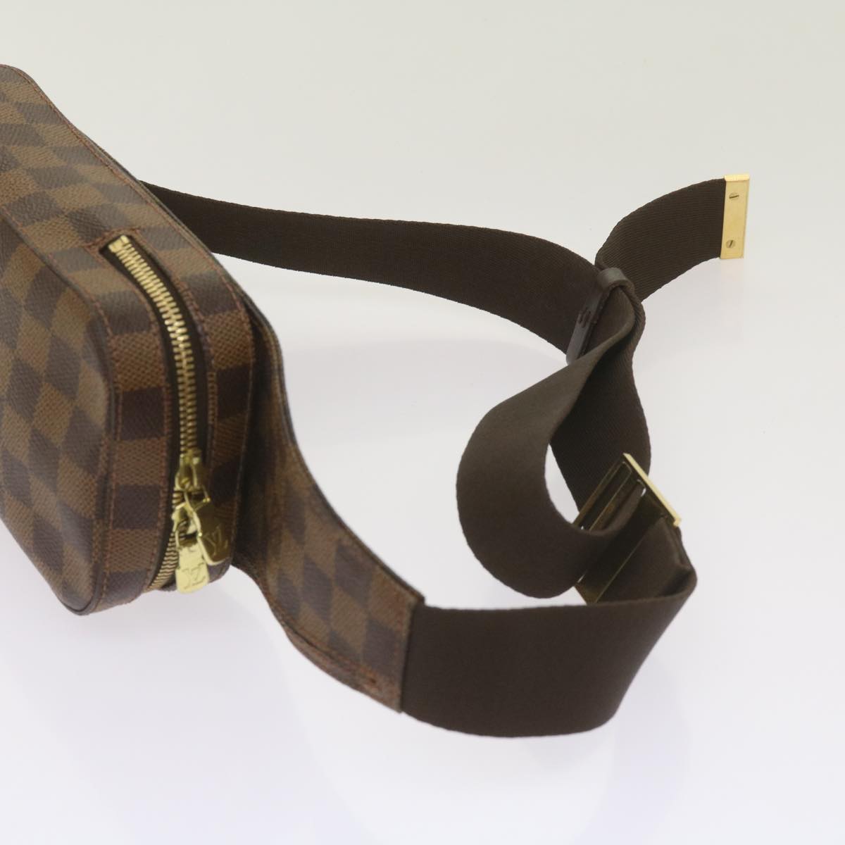 LOUIS VUITTON Damier Ebene Geronimos Shoulder Bag N51994 LV Auth 66695