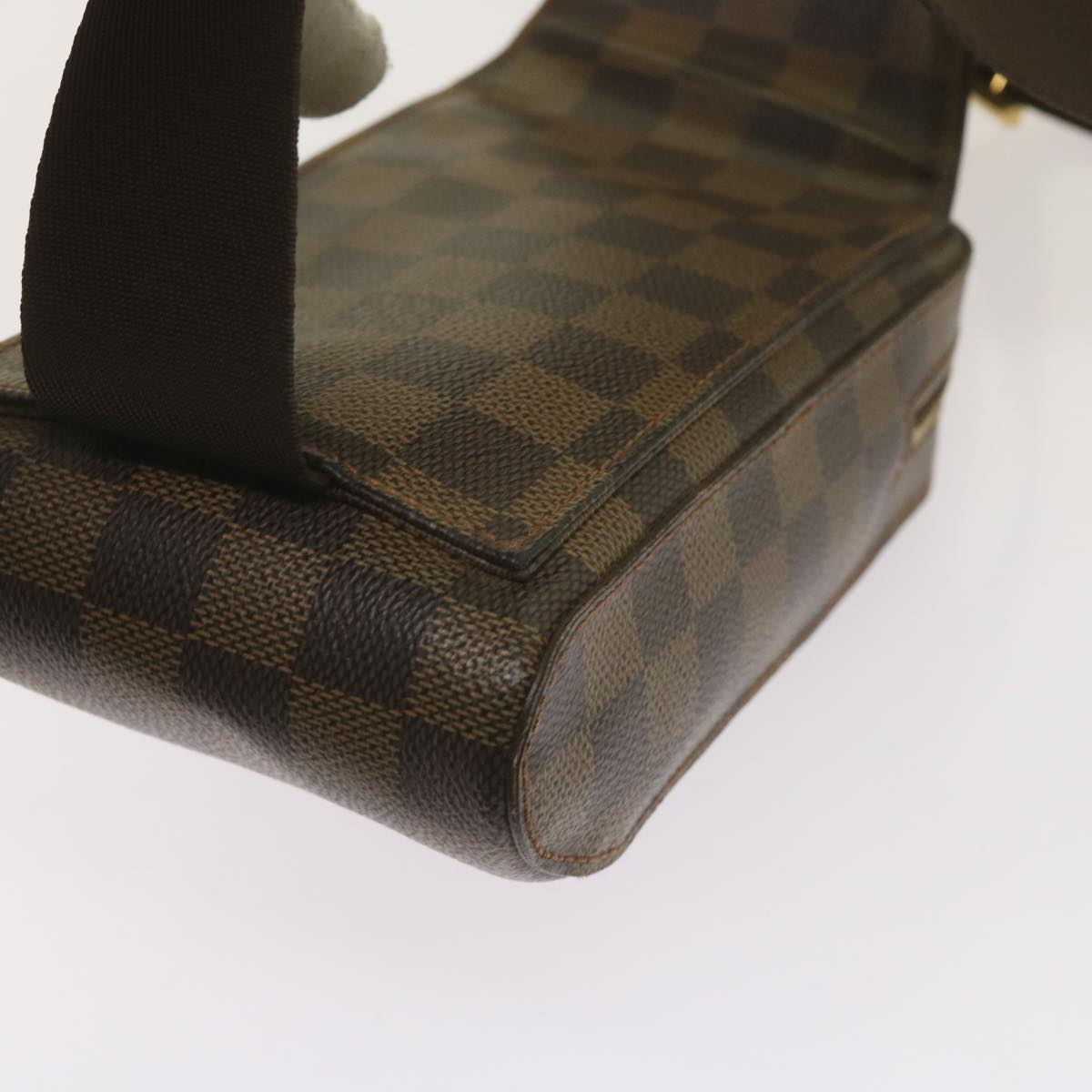 LOUIS VUITTON Damier Ebene Geronimos Shoulder Bag N51994 LV Auth 66696