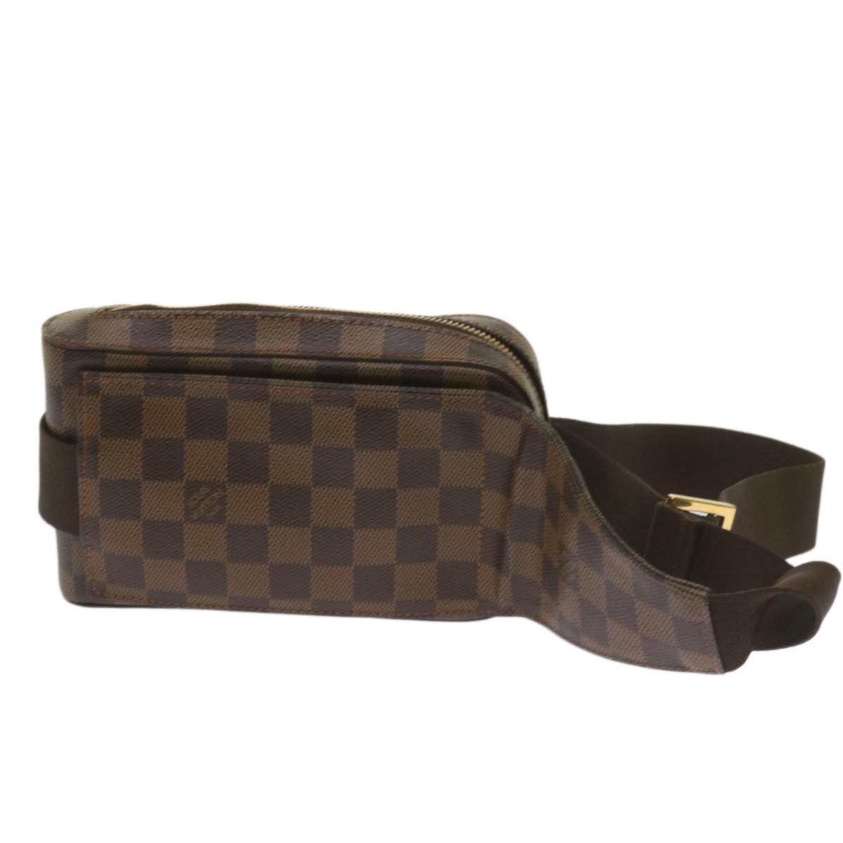 LOUIS VUITTON Damier Ebene Geronimos Shoulder Bag N51994 LV Auth 66696