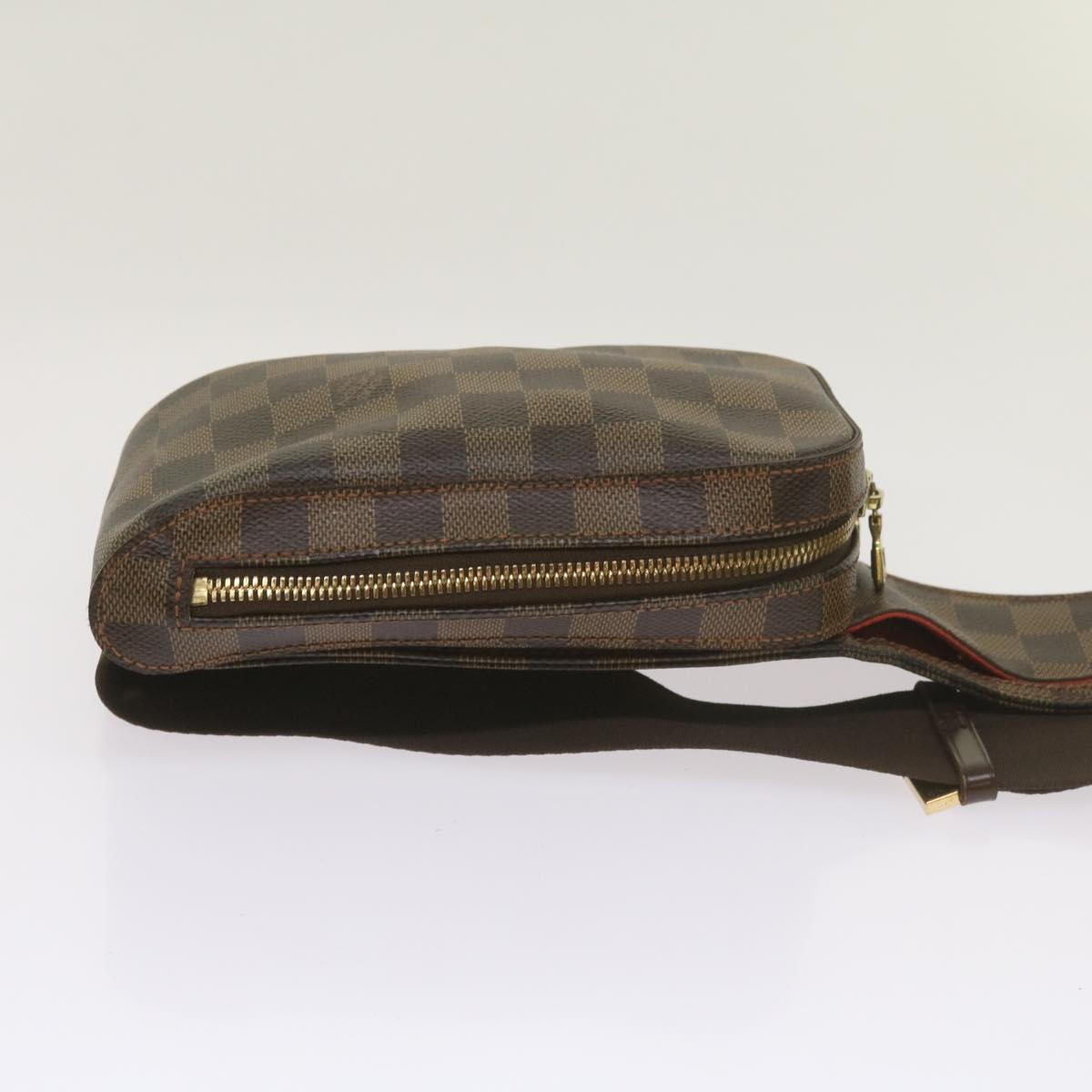 LOUIS VUITTON Damier Ebene Geronimos Shoulder Bag N51994 LV Auth 66696