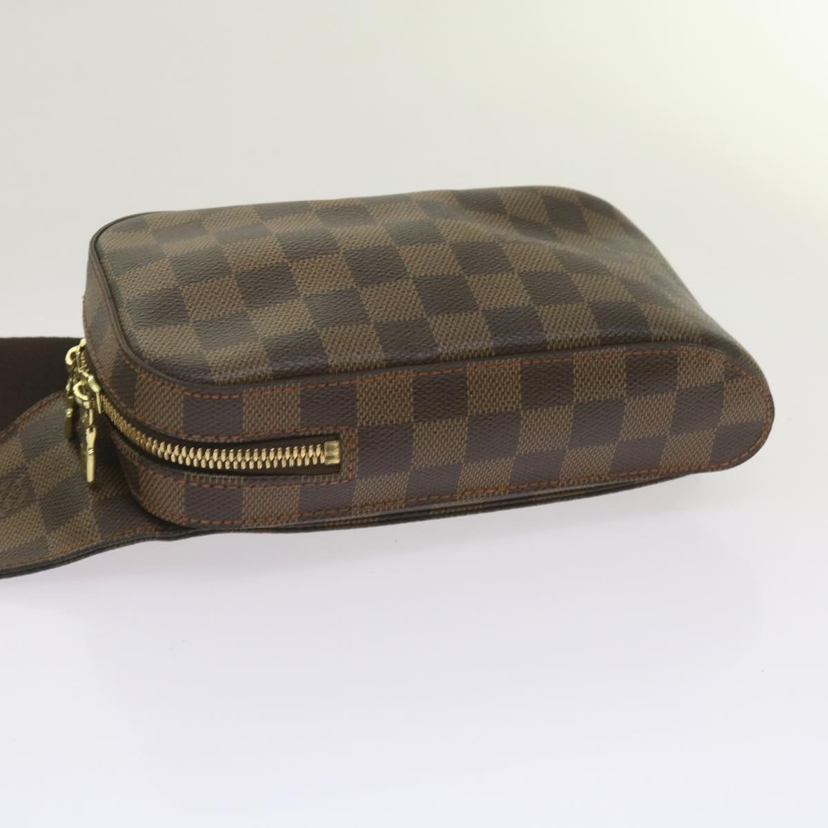 LOUIS VUITTON Damier Ebene Geronimos Shoulder Bag N51994 LV Auth 66696