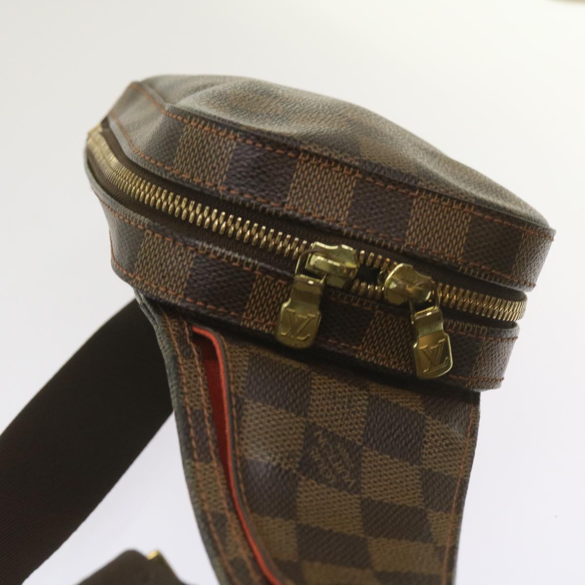 LOUIS VUITTON Damier Ebene Geronimos Shoulder Bag N51994 LV Auth 66696