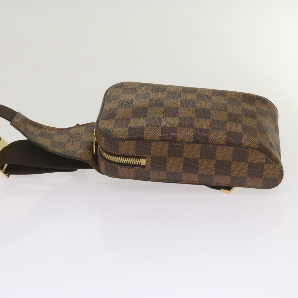 LOUIS VUITTON Damier Ebene Geronimos Shoulder Bag N51994 LV Auth 66698