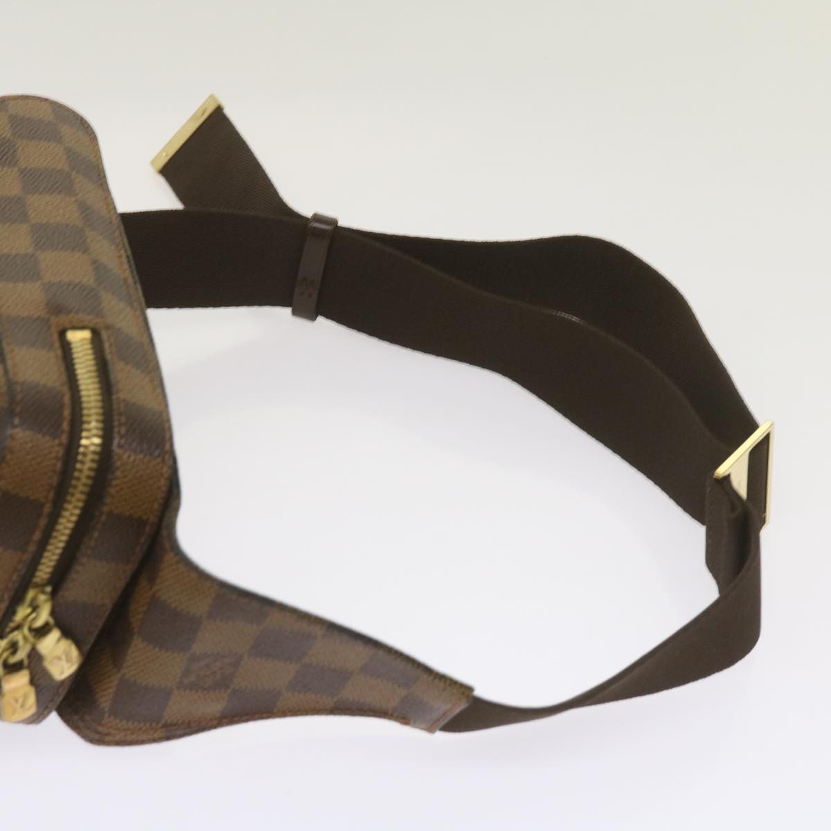 LOUIS VUITTON Damier Ebene Geronimos Shoulder Bag N51994 LV Auth 66698