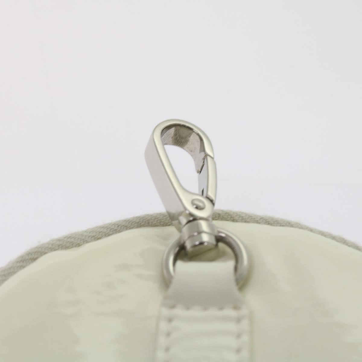 Miu Miu Shoulder Bag Enamel White Auth 66701