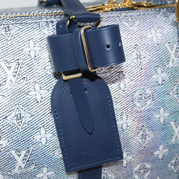 LOUIS VUITTON Gelamineerde Jacquard Keepall Bandouliere 45 Tas M22923 Auth 66710SM