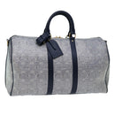LOUIS VUITTON Gelamineerde Jacquard Keepall Bandouliere 45 Tas M22923 Auth 66710SM-1
