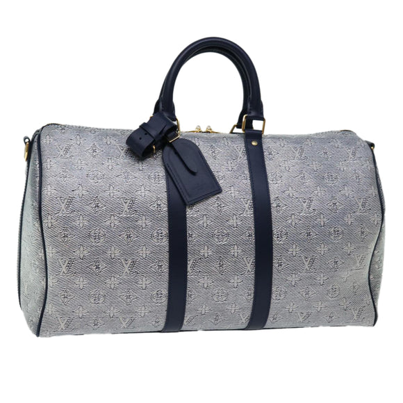 LOUIS VUITTON Gelamineerde Jacquard Keepall Bandouliere 45 Tas M22923 Auth 66710SM