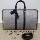 LOUIS VUITTON Laminated Jacquard Keepall Bandouliere 45 Bag M22923 Auth 66710S-27