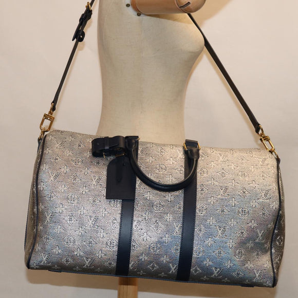 LOUIS VUITTON Gelamineerde Jacquard Keepall Bandouliere 45 Tas M22923 Auth 66710SM