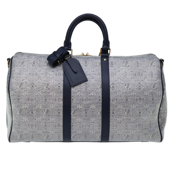 LOUIS VUITTON Gelamineerde Jacquard Keepall Bandouliere 45 Tas M22923 Auth 66710SM