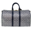 LOUIS VUITTON Laminated Jacquard Keepall Bandouliere 45 Bag M22923 Auth 66710S-3