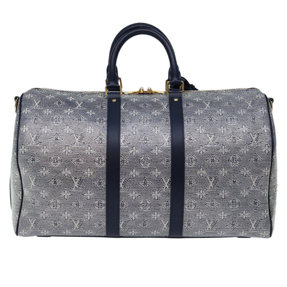 LOUIS VUITTON Gelamineerde Jacquard Keepall Bandouliere 45 Tas M22923 Auth 66710SM