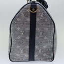 LOUIS VUITTON Laminated Jacquard Keepall Bandouliere 45 Bag M22923 Auth 66710S-4