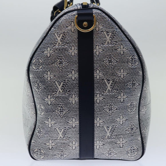 LOUIS VUITTON Gelamineerde Jacquard Keepall Bandouliere 45 Tas M22923 Auth 66710SM