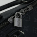 LOUIS VUITTON Monogram Eclipse Keepall Bandouliere 45 Bag M40569 LV Auth 66711A-14