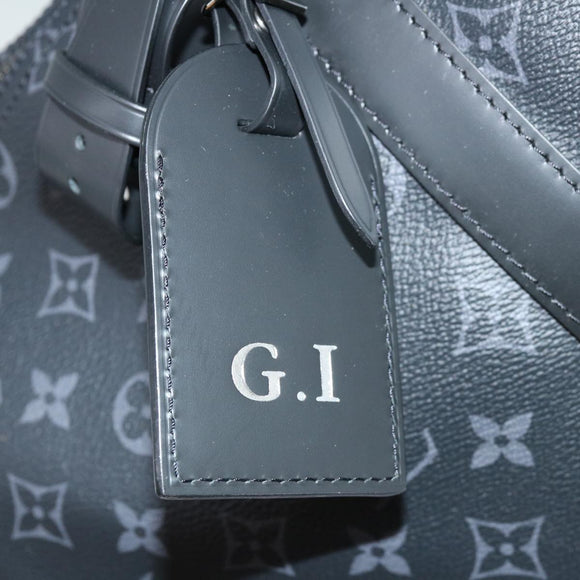 LOUIS VUITTON Monogram Eclipse Keepall Bandouliere 45 Bag M40569 LV Auth 66711SM