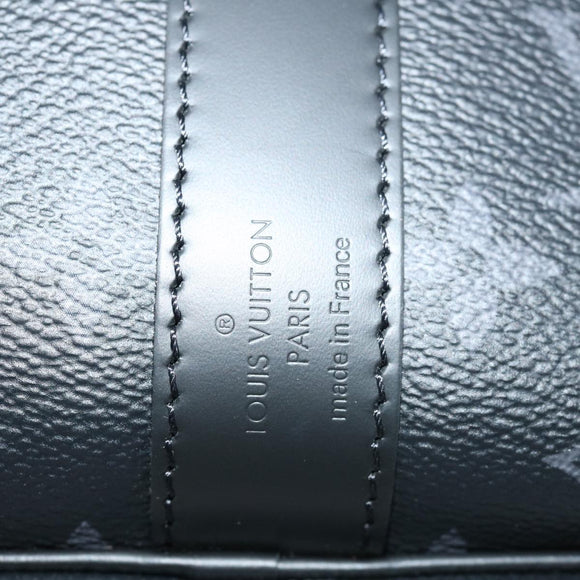 LOUIS VUITTON Monogram Eclipse Keepall Bandouliere 45 Bag M40569 LV Auth 66711SM