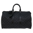 LOUIS VUITTON Monogram Eclipse Keepall Bandouliere 45 Bag M40569 LV Auth 66711A-2