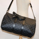 LOUIS VUITTON Monogram Eclipse Keepall Bandouliere 45 Bag M40569 LV Auth 66711SM-28