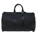 LOUIS VUITTON Monogram Eclipse Keepall Bandouliere 45 Bag M40569 LV Auth 66711A-3