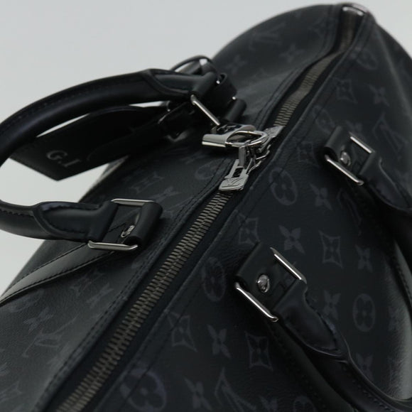 LOUIS VUITTON Monogram Eclipse Keepall Bandouliere 45 Bag M40569 LV Auth 66711SM
