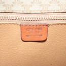 CELINE Macadam Canvas Shoulder Bag Beige Auth 66746-16