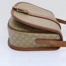 CELINE Macadam Canvas Shoulder Bag Beige Auth 66746-5