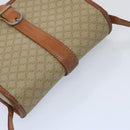 CELINE Macadam Canvas Shoulder Bag Beige Auth 66746-6
