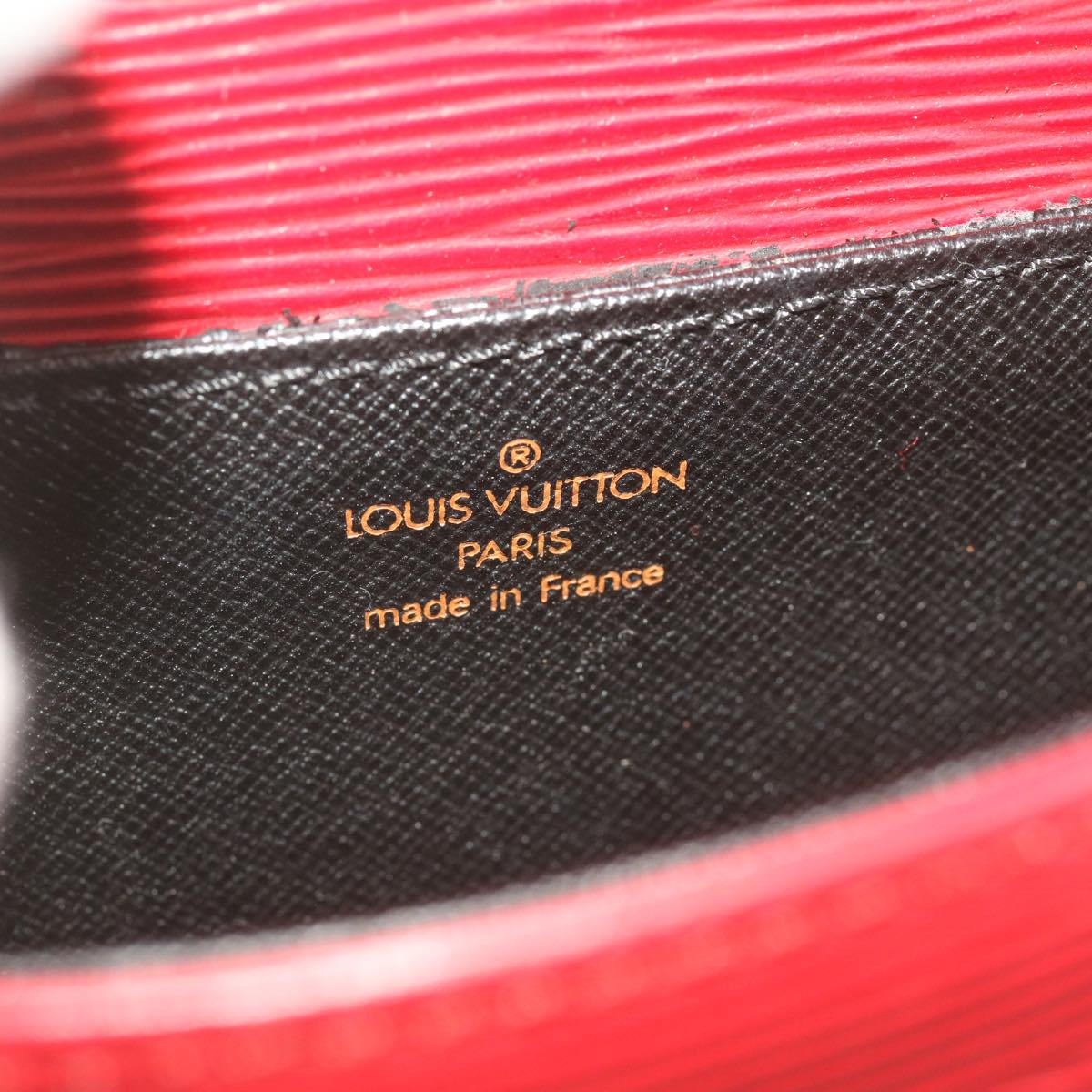 LOUIS VUITTON Epi Saint Cloud PM Shoulder Bag Red M52217 LV Auth 66747