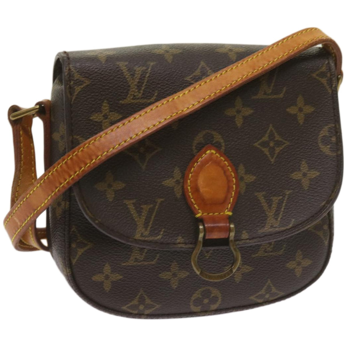 LOUIS VUITTON Monogram Saint Cloud PM Shoulder Bag M51244 LV Auth 66754