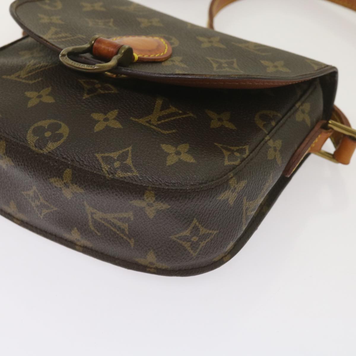 LOUIS VUITTON Monogram Saint Cloud PM Shoulder Bag M51244 LV Auth 66754