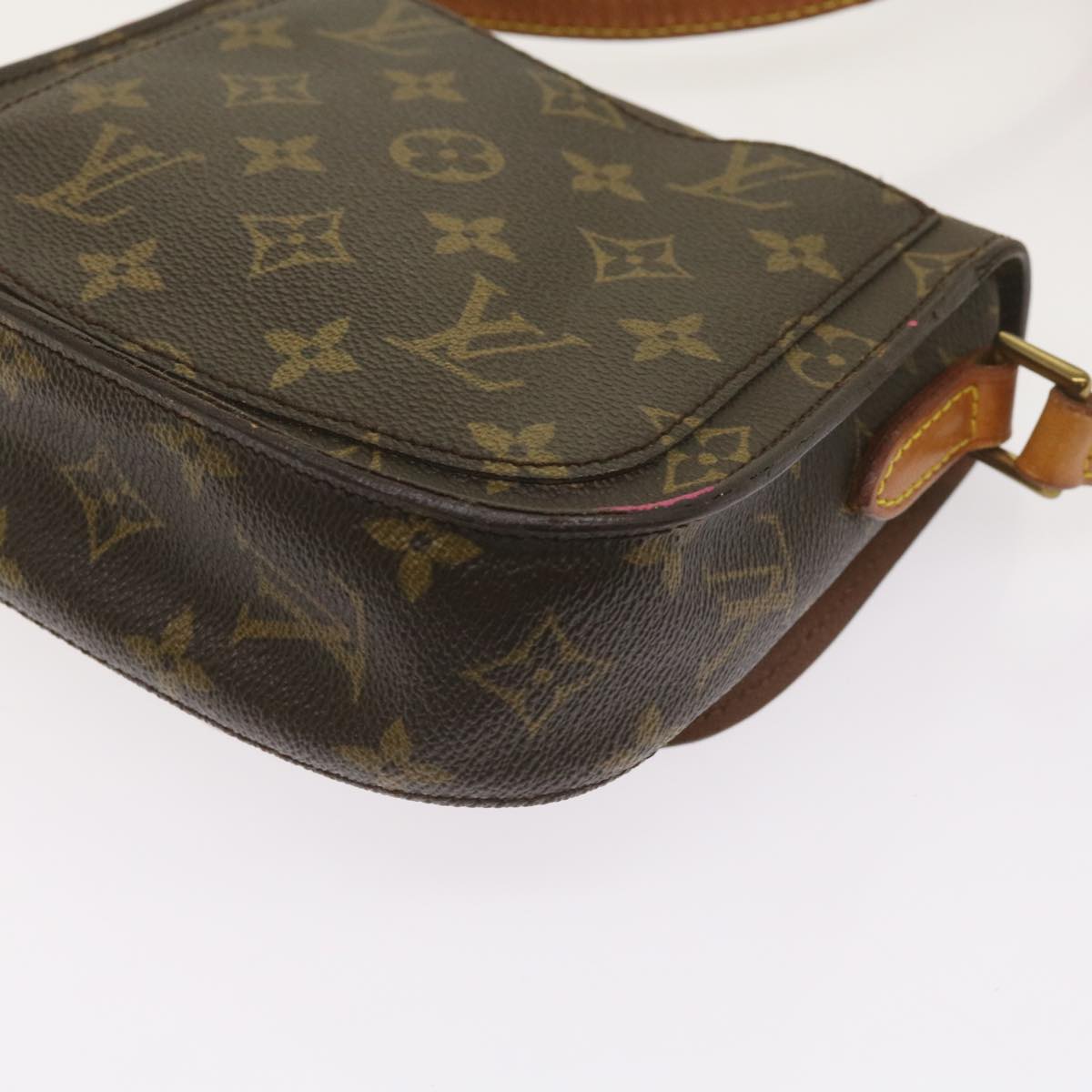 LOUIS VUITTON Monogram Saint Cloud PM Shoulder Bag M51244 LV Auth 66754