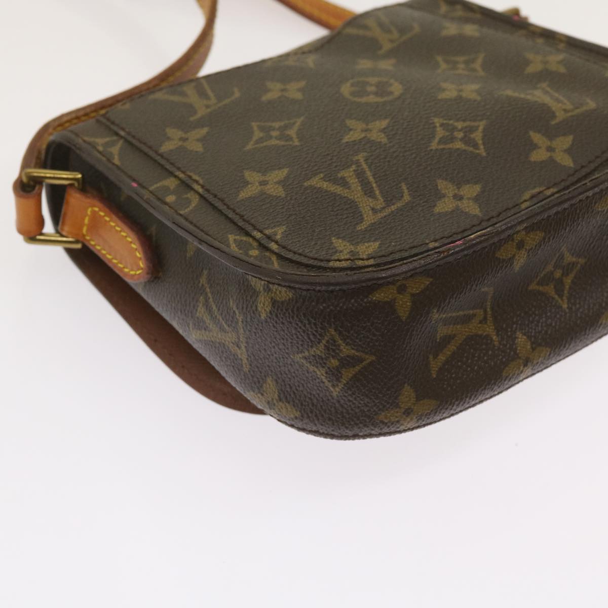 LOUIS VUITTON Monogram Saint Cloud PM Shoulder Bag M51244 LV Auth 66754