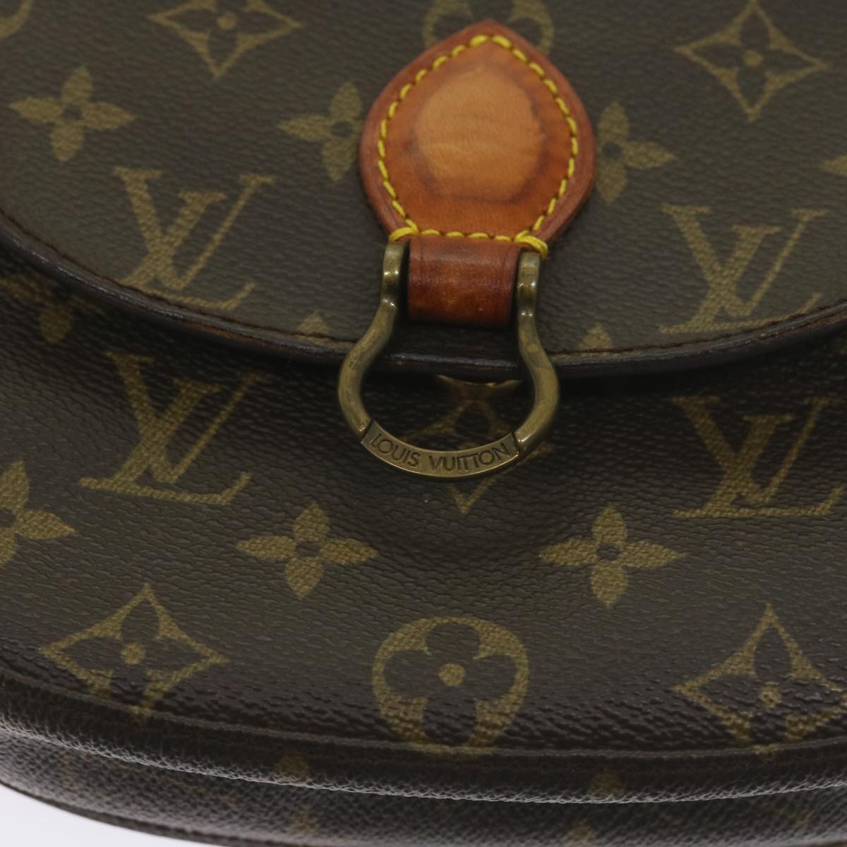 LOUIS VUITTON Monogram Saint Cloud PM Shoulder Bag M51244 LV Auth 66754