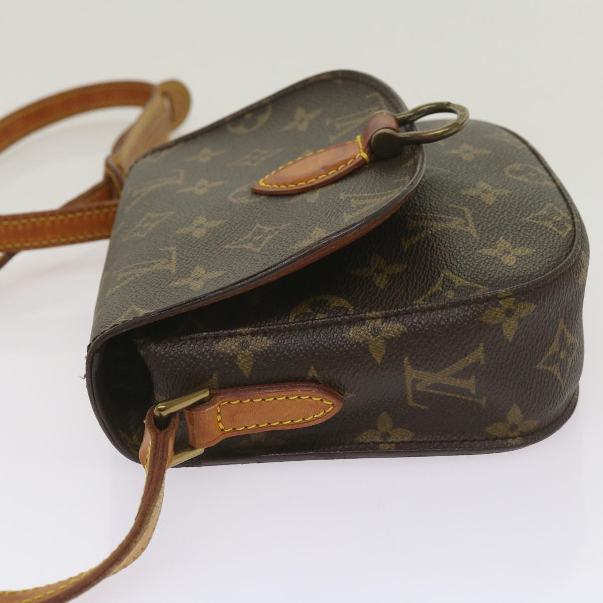 LOUIS VUITTON Monogram Saint Cloud PM Shoulder Bag M51244 LV Auth 66754