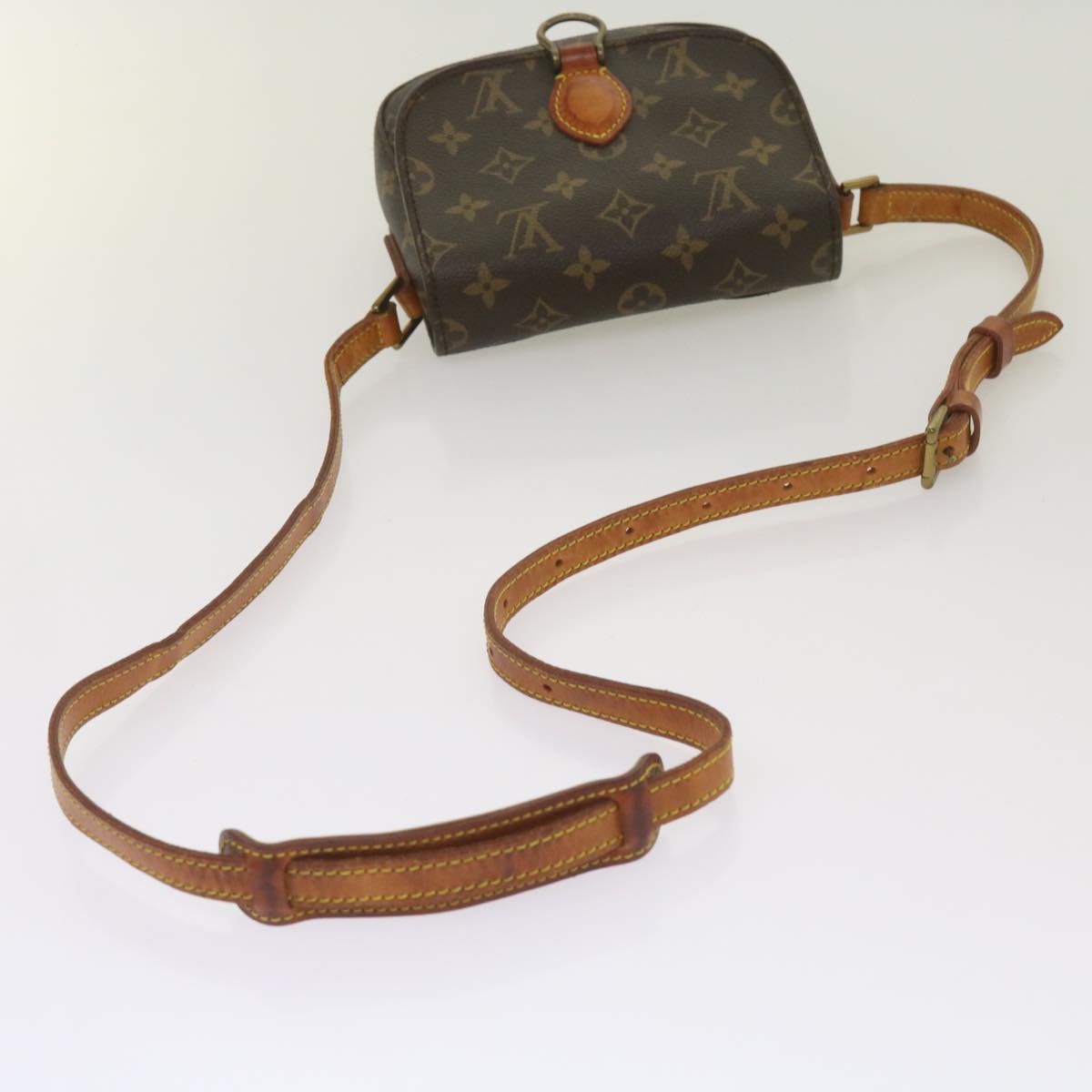 LOUIS VUITTON Monogram Saint Cloud PM Shoulder Bag M51244 LV Auth 66754