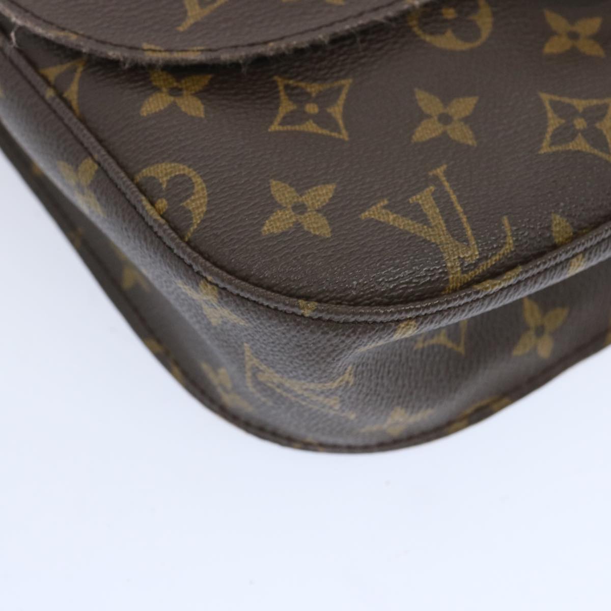 LOUIS VUITTON Monogram Saint Cloud GM Shoulder Bag M51242 LV Auth 66755