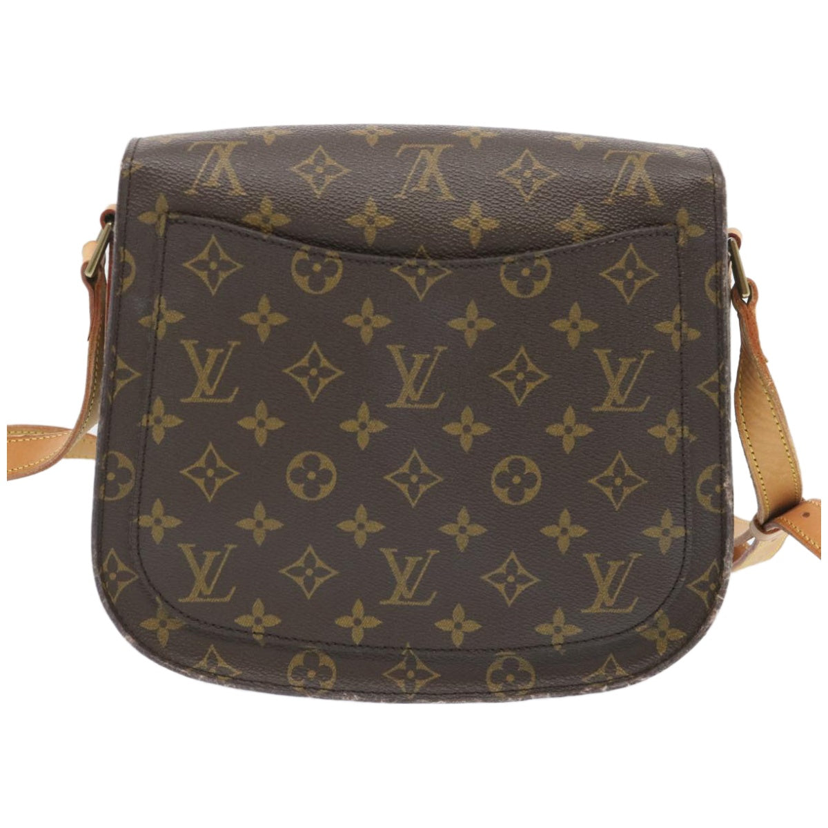 LOUIS VUITTON Monogram Saint Cloud GM Shoulder Bag M51242 LV Auth 66755