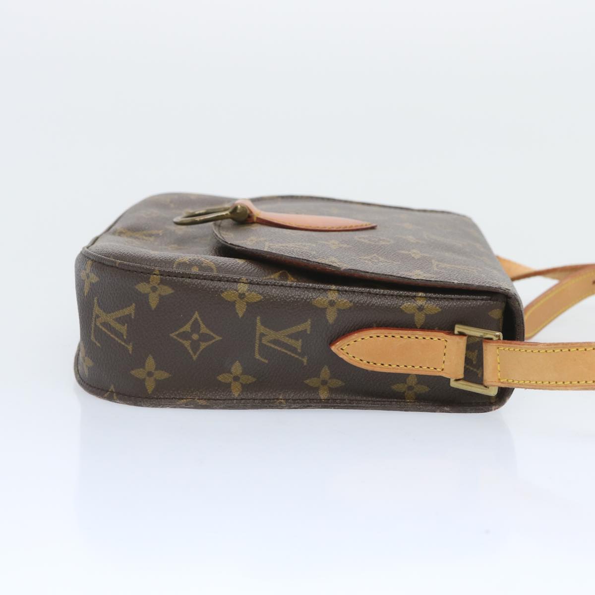 LOUIS VUITTON Monogram Saint Cloud GM Shoulder Bag M51242 LV Auth 66755