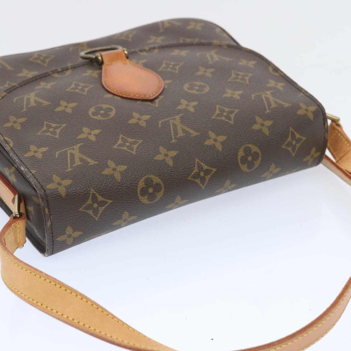 LOUIS VUITTON Monogram Saint Cloud GM Shoulder Bag M51242 LV Auth 66755