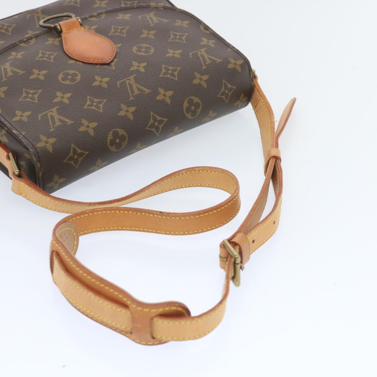 LOUIS VUITTON Monogram Saint Cloud GM Shoulder Bag M51242 LV Auth 66755