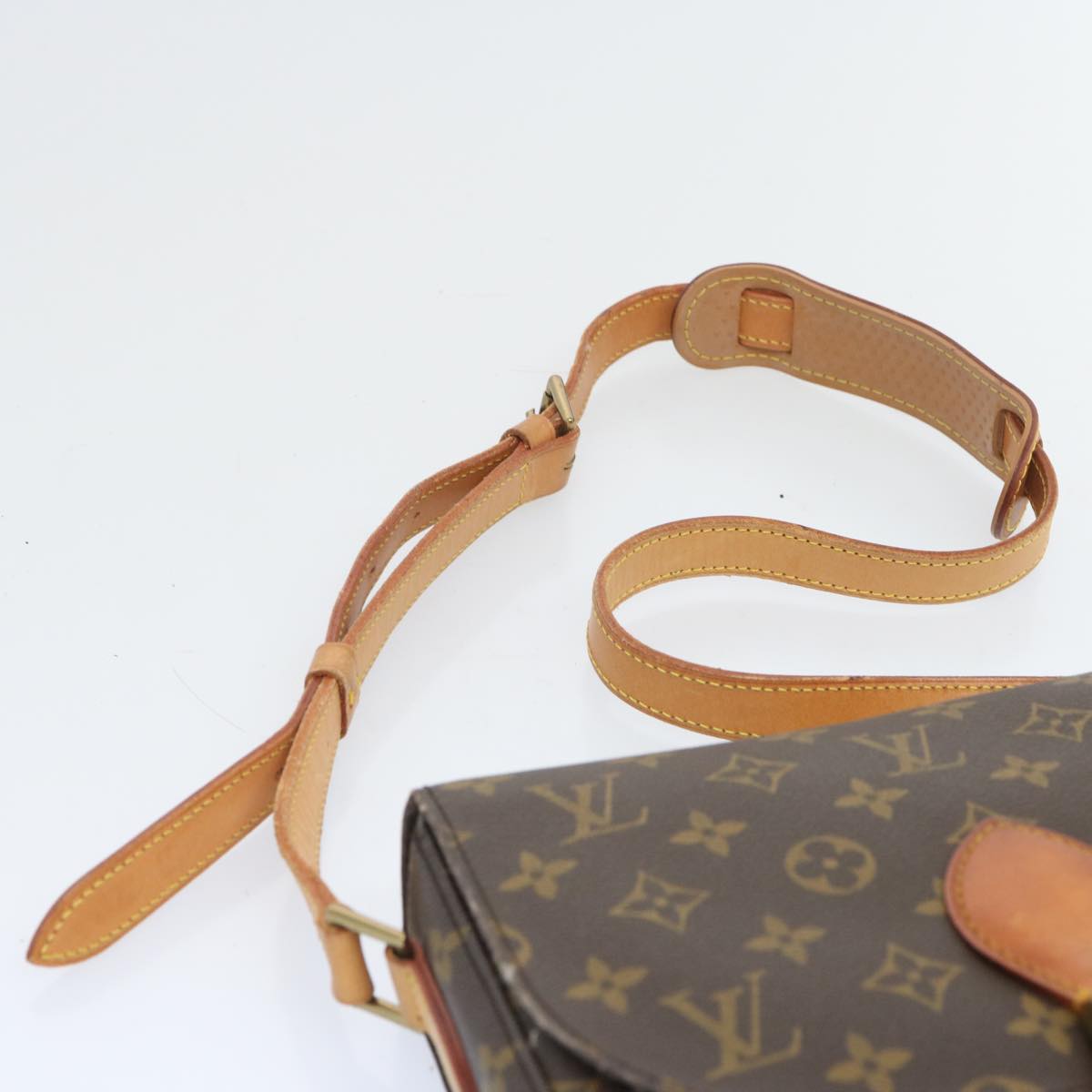 LOUIS VUITTON Monogram Saint Cloud GM Shoulder Bag M51242 LV Auth 66755