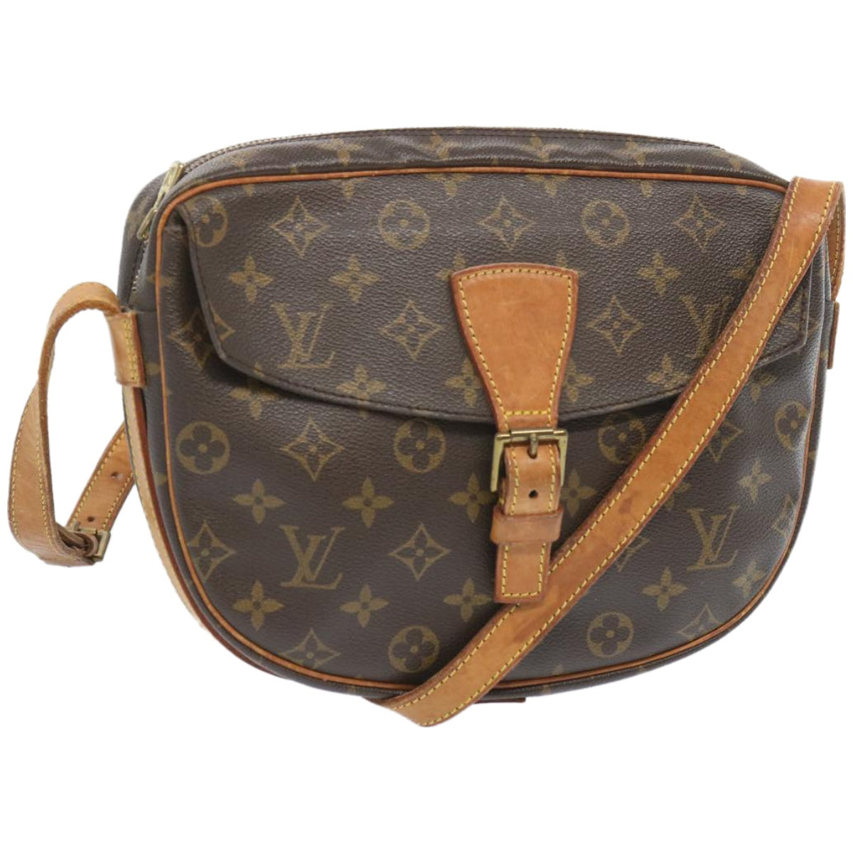 LOUIS VUITTON Monogram Jeune Fille GM Shoulder Bag M51225 LV Auth 66768