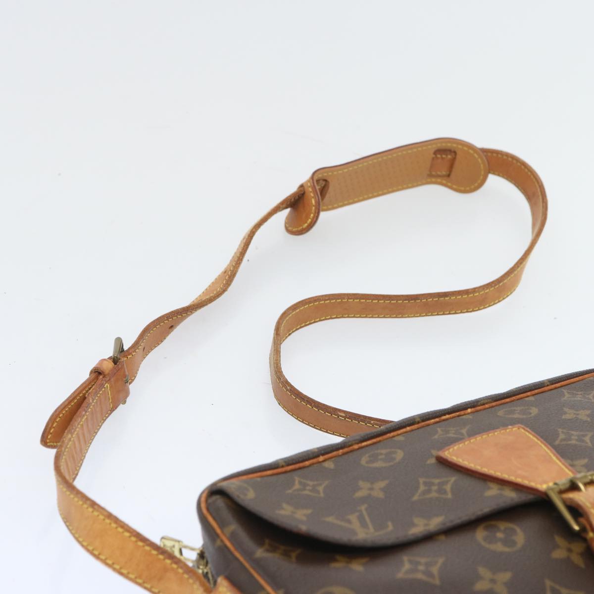 LOUIS VUITTON Monogram Jeune Fille GM Shoulder Bag M51225 LV Auth 66768