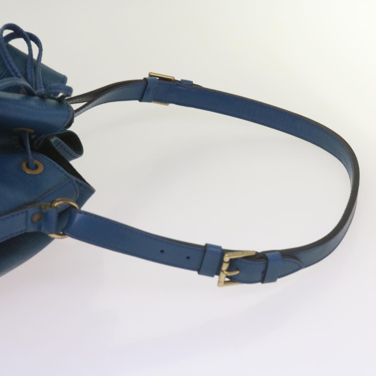 LOUIS VUITTON Epi Noe Shoulder Bag Blue M44005 LV Auth 66785