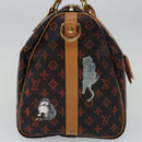 LOUIS VUITTON Catgram Speedy Bandouliere 30 Hand Bag Brown M44401 LV Auth 66796A-3
