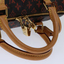 LOUIS VUITTON Catgram Speedy Bandouliere 30 Hand Bag Brown M44401 LV Auth 66796A-7