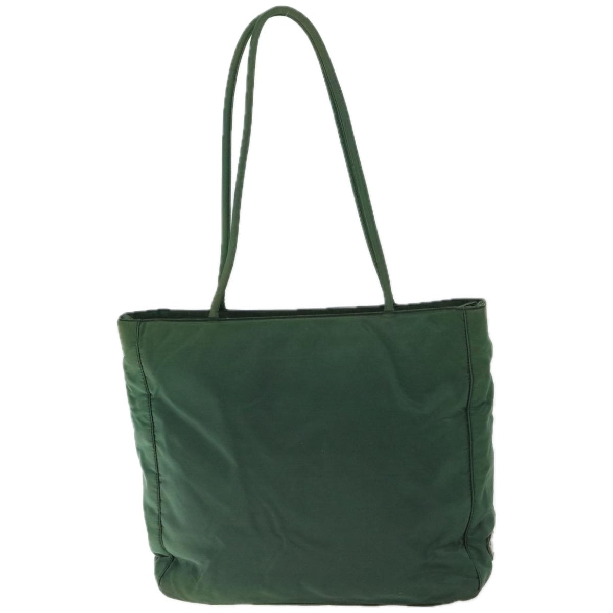 PRADA Tote Bag Nylon Green Auth 66807