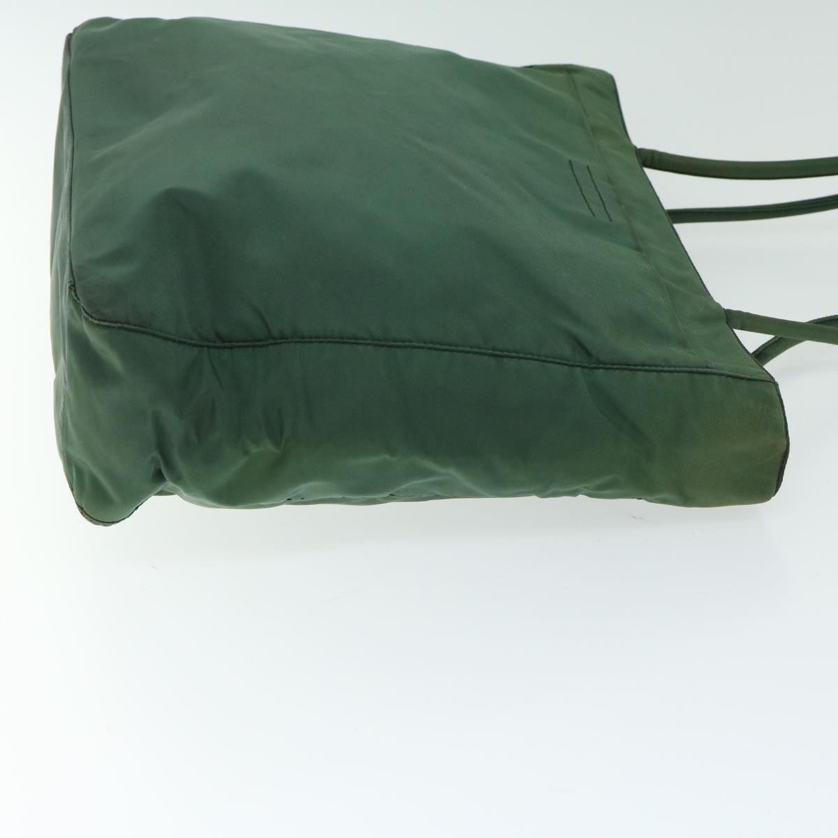 PRADA Tote Bag Nylon Green Auth 66807